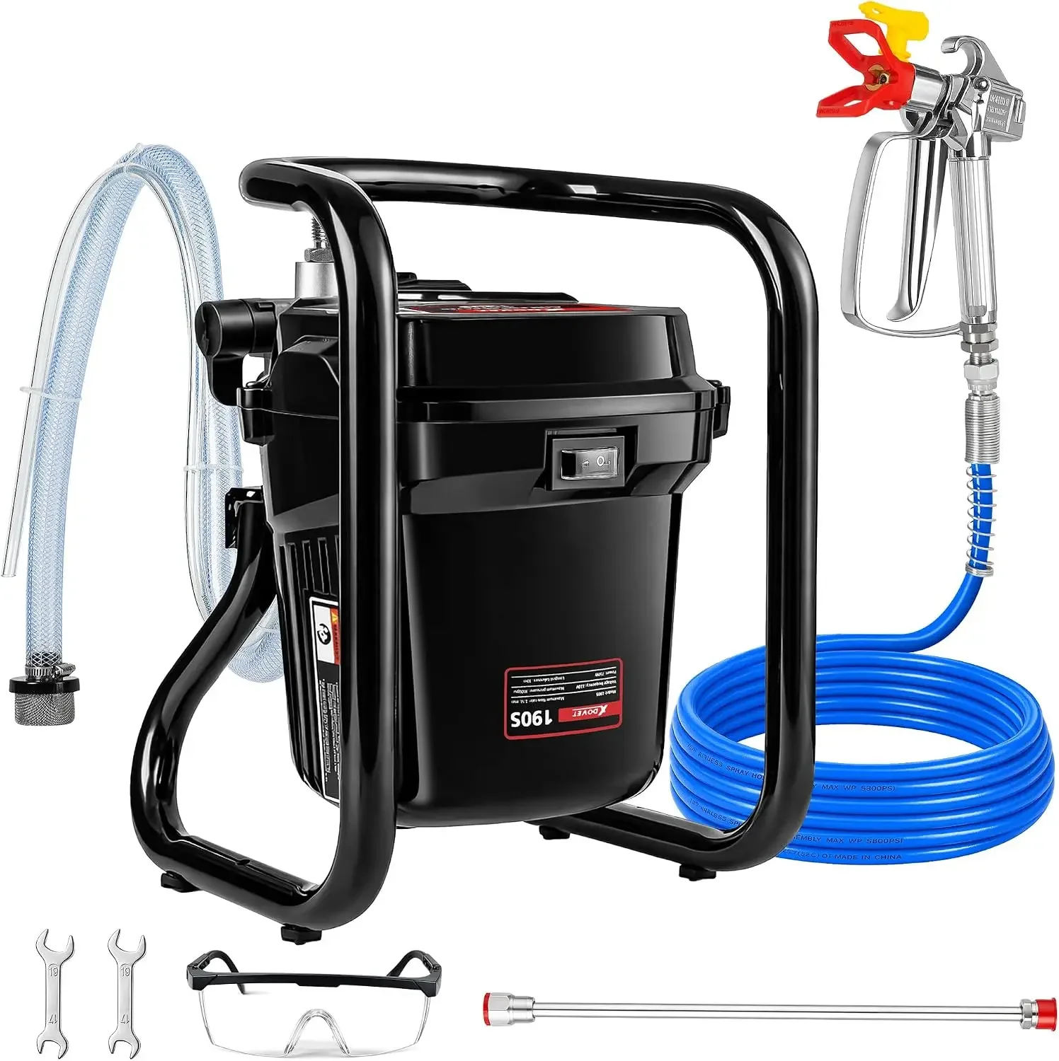 Airless Paint Sprayer 3000Psi - ABD Gönderimi 750W Havasız Boya Püskürtücü