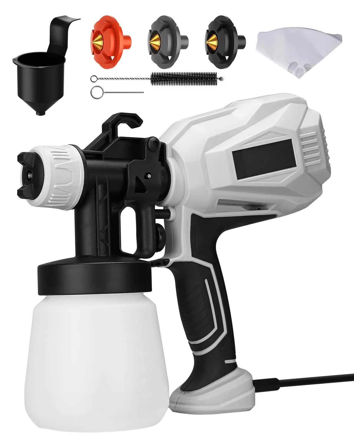 Electric Paint Sprayer 800W - 800W Elektrikli Boya Püskürtücü, Ayarlanabilir Akış,