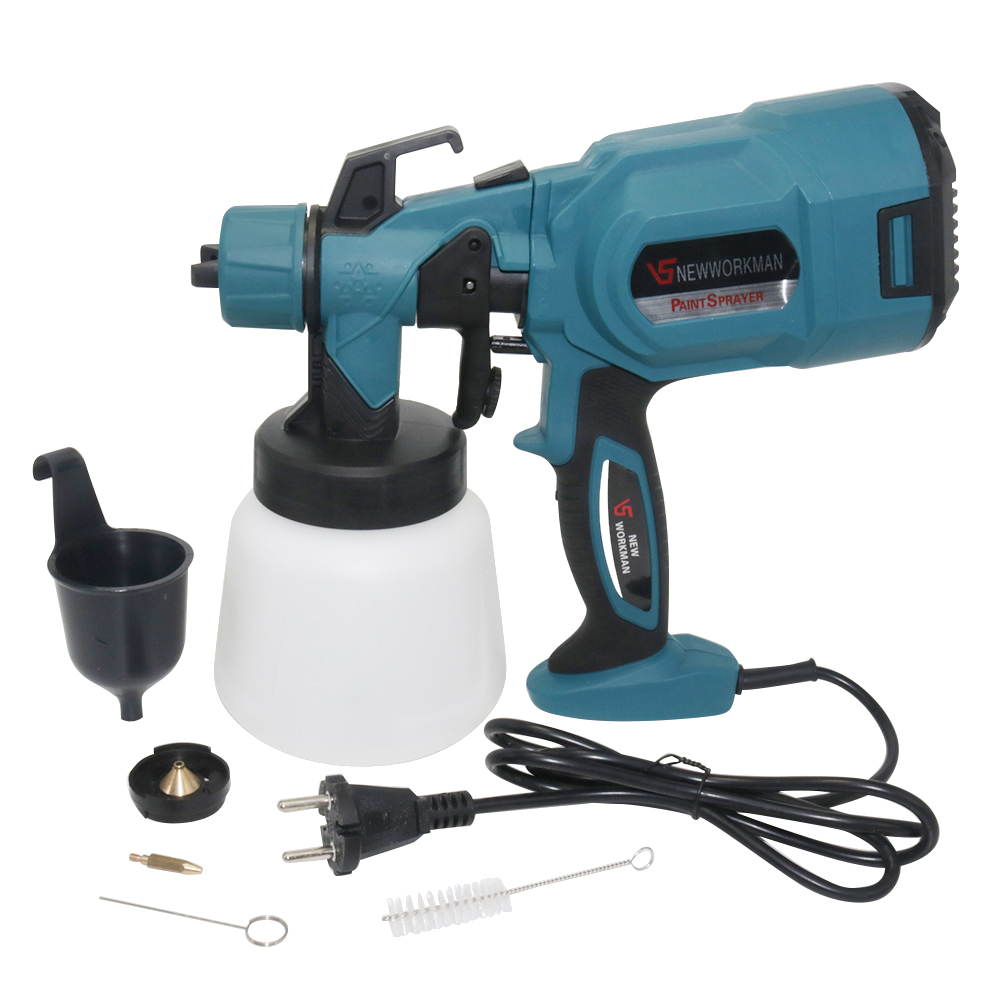 Electric Paint Sprayer 800W - HVLP 800W Elektrikli Püskürtme Tabancası Taşınabilir