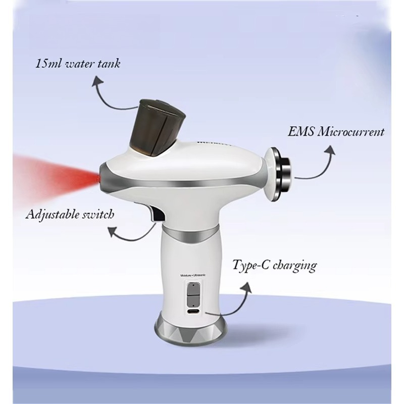 Airbrush Kit Compressor - Mini Şarj Edilebilir Bataryalı Güzellik Yüz