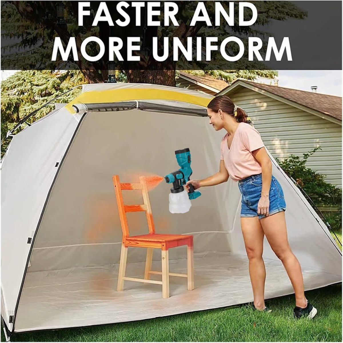 Cordless Paint Sprayer 20V - DT68 TO Elektrikli 20V Akülü Boya