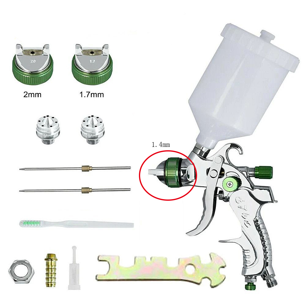 Hvlp Spray Gun Gravity Feed - WENXING Profesyonel HVLP Püskürtme Tabancası 1.4