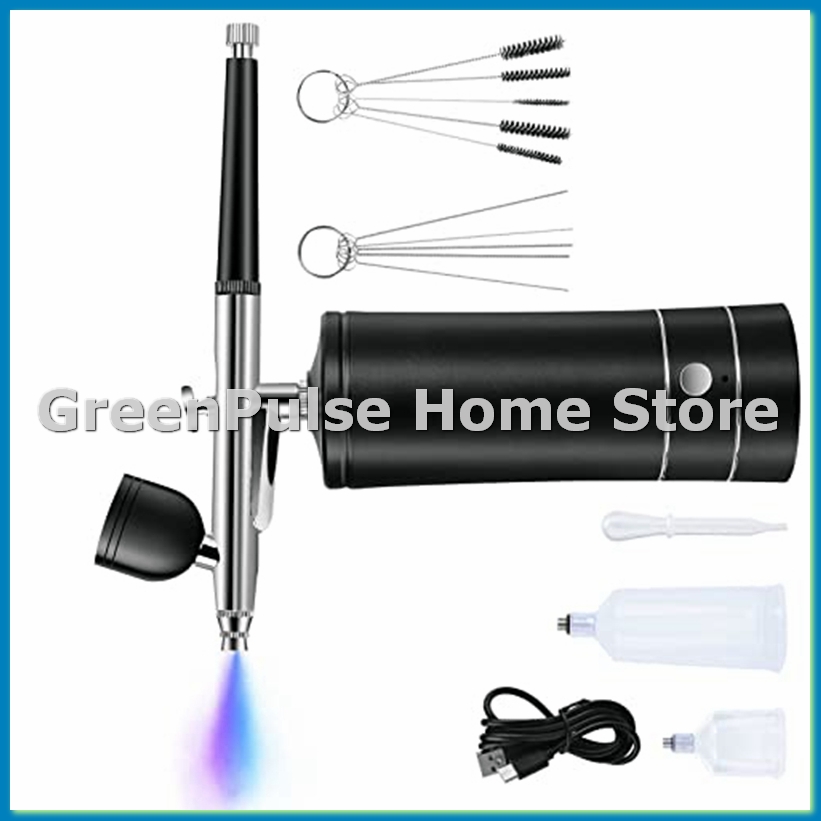 Airbrush Kit Compressor - Airbrush Seti Şarj Edilebilir Kablosuz Airbrush