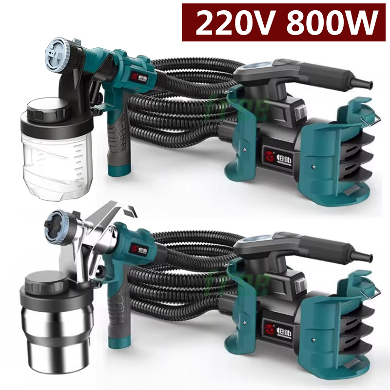 Electric Paint Sprayer 800W - 220V 800W elektrikli püskürtme tabancası 900ML