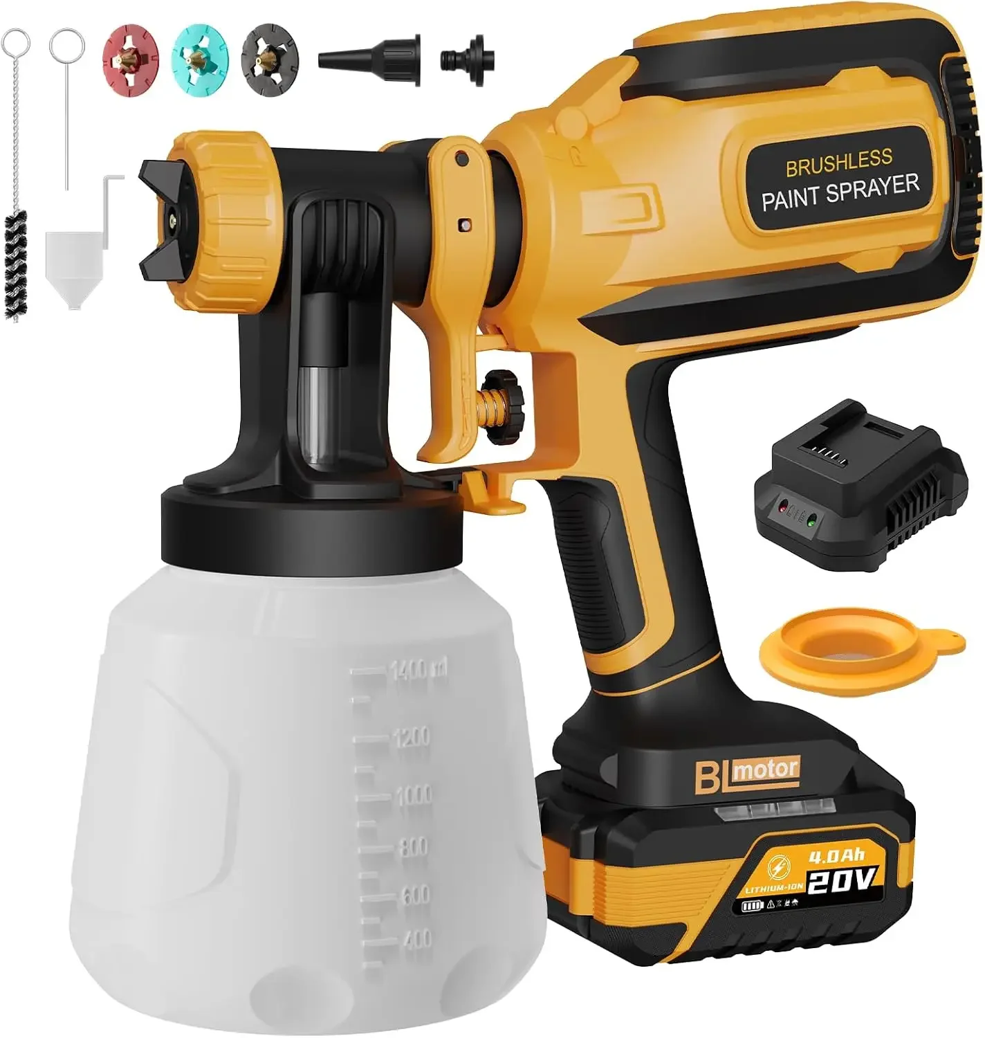 Cordless Paint Sprayer 20V - ABD'den Gönderim Yapılan Kablosuz Boya Püskürtücü,