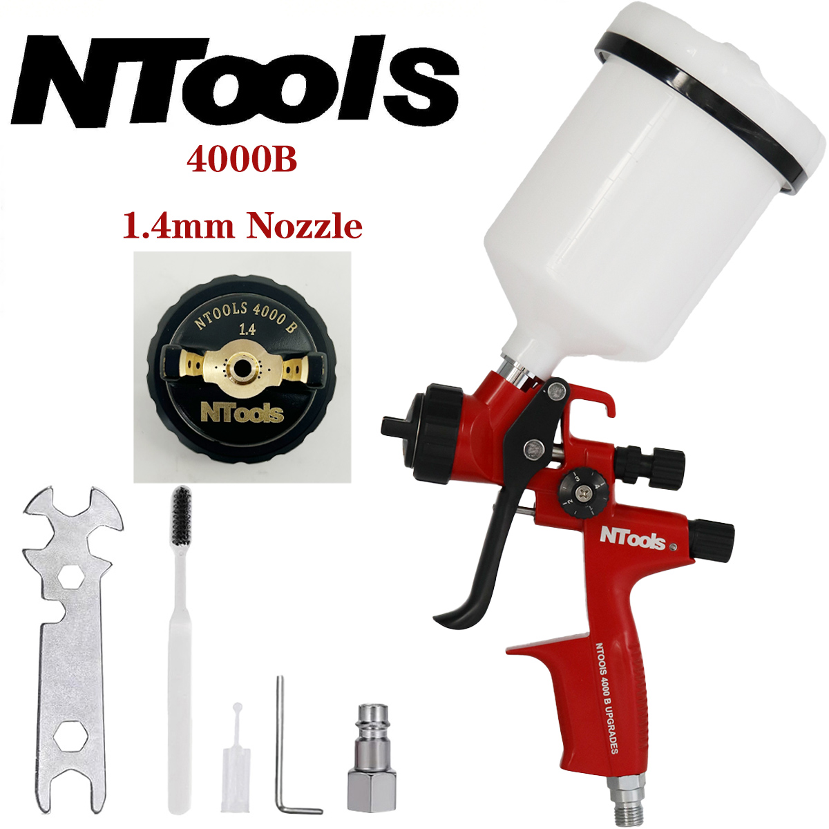 NTOOLS 4000B 1.3 kalibre ve 1. - Hvlp Spray Gun Gravity Feed incelemesi ve fiyatı