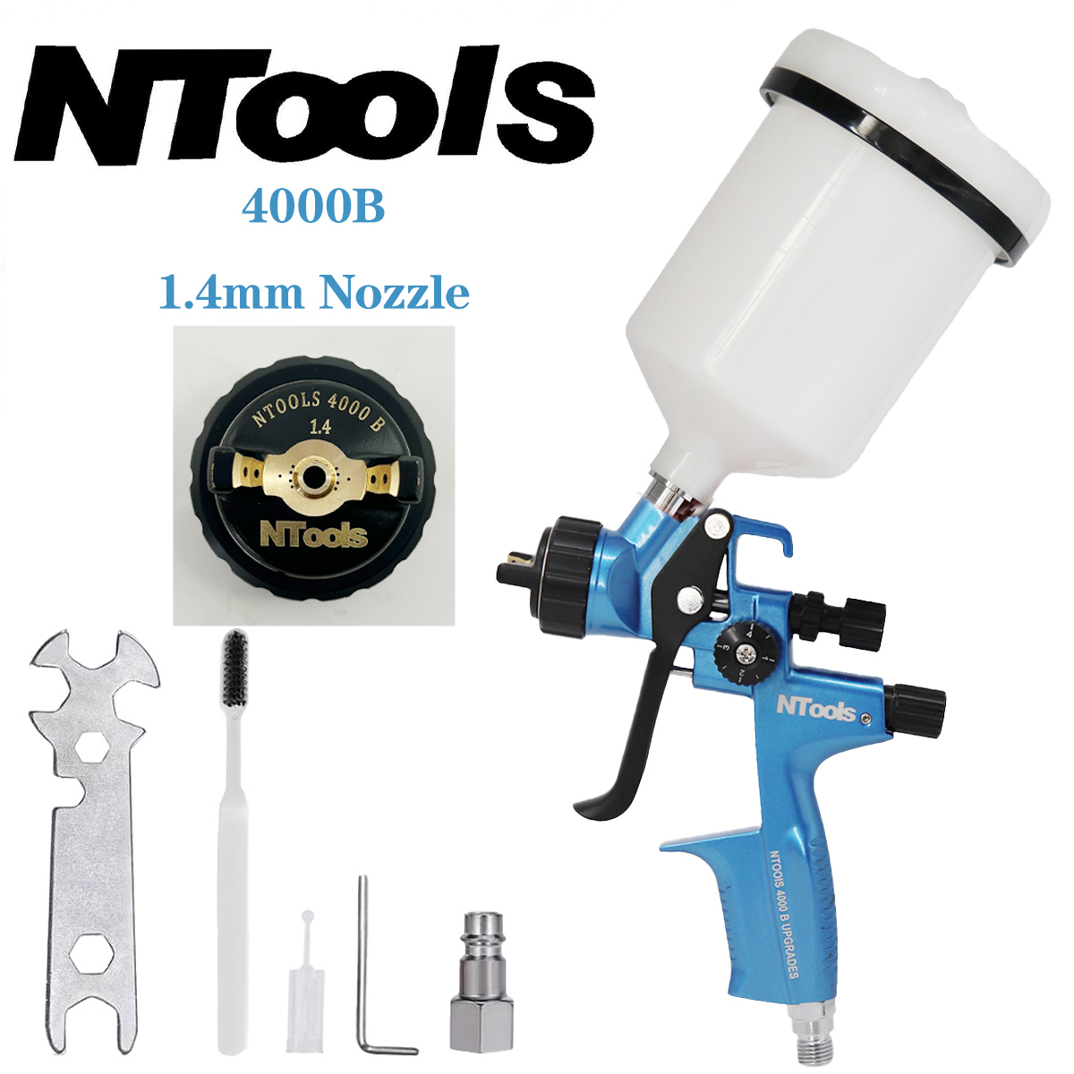 NTOOLS 4000B 1.3 kalibre ve 1. - Hvlp Spray Gun Gravity Feed incelemesi ve fiyatı