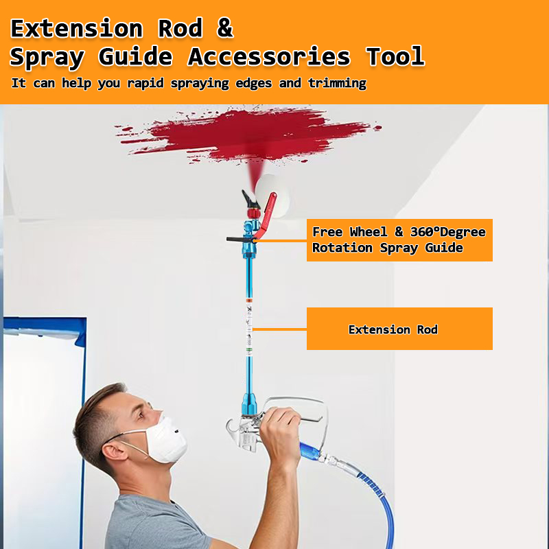 7 adet havasız boya püskürtme  - Paint Sprayer Extension Pole incelemesi ve fiyatı