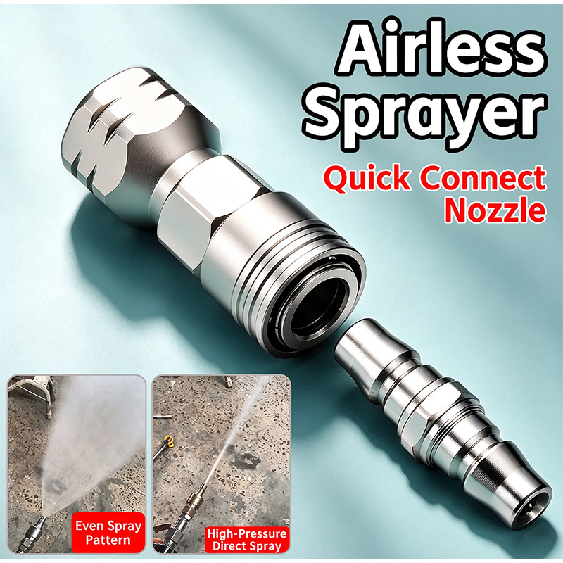 Paslanmaz Çelik Hızlı Bağlantı - Paint Sprayer Nozzle Kit incelemesi ve fiyatı