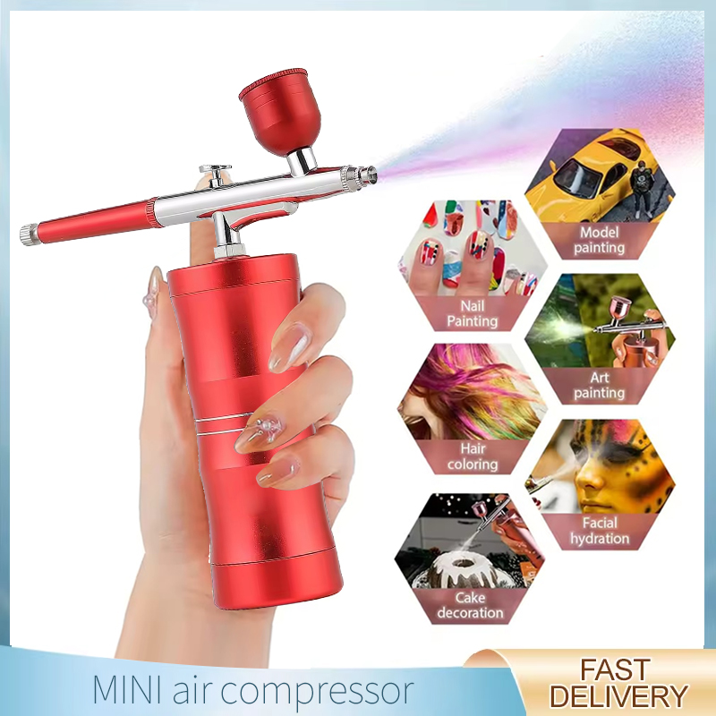 Yüz Oksijen Püskürtücü Mini Ha - Spray Gun Air Compressor Kit incelemesi ve fiyatı