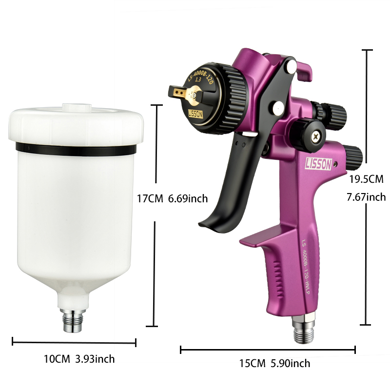 HVLP Yerçekimi Püskürtme Taban - Hvlp Spray Gun Gravity Feed incelemesi ve fiyatı