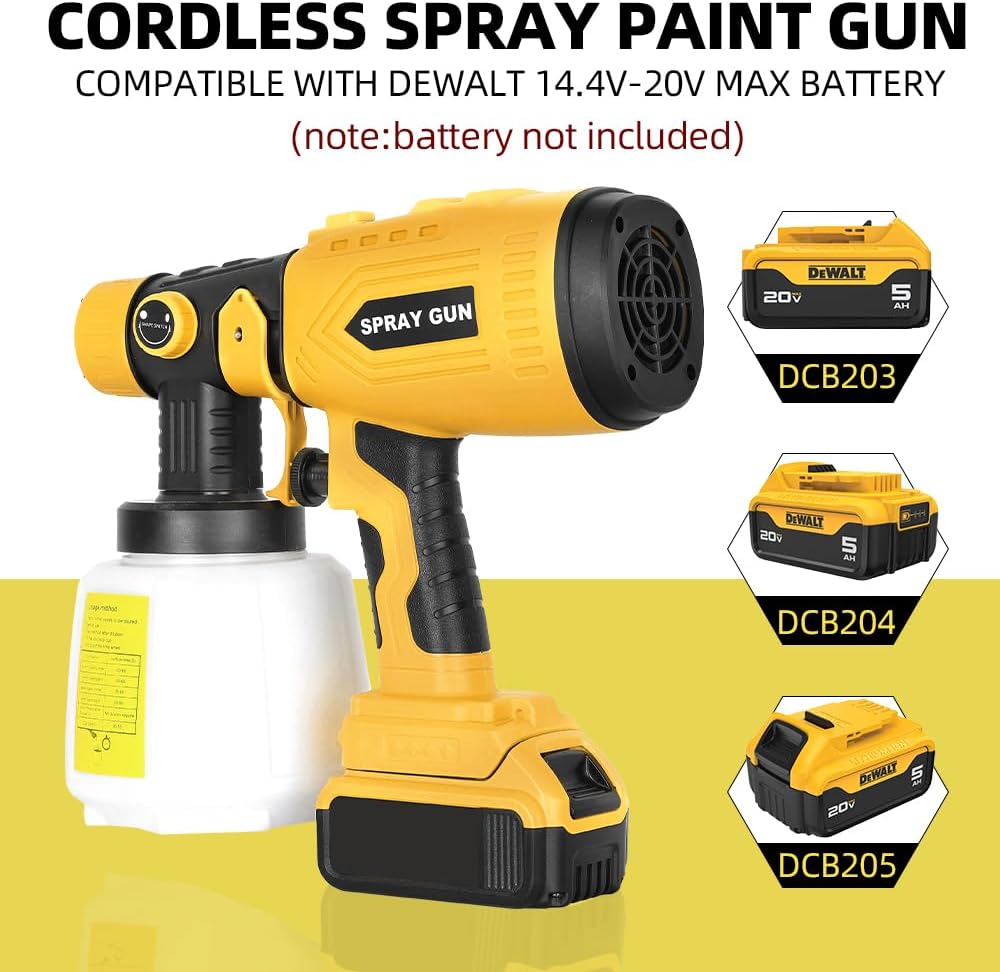 Dewalt 20V Maksimum Pil için B - Cordless Paint Sprayer 20V incelemesi ve fiyatı