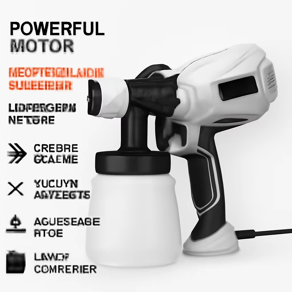 800W Elektrikli Boya Püskürtüc - Electric Paint Sprayer 800W incelemesi ve fiyatı