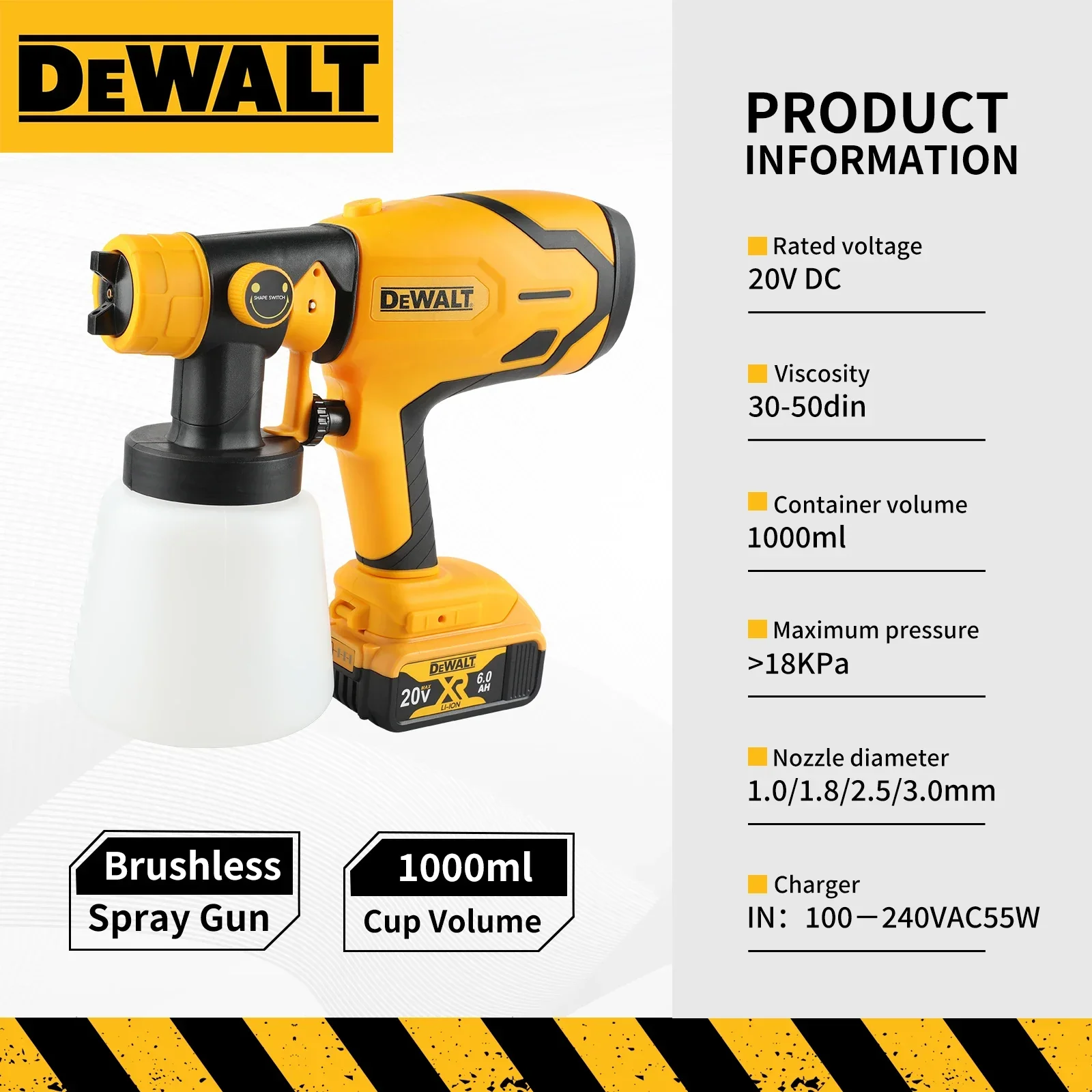 DEWALT D227 Fırçasız Akülü Boy - Cordless Paint Sprayer 20V incelemesi ve fiyatı