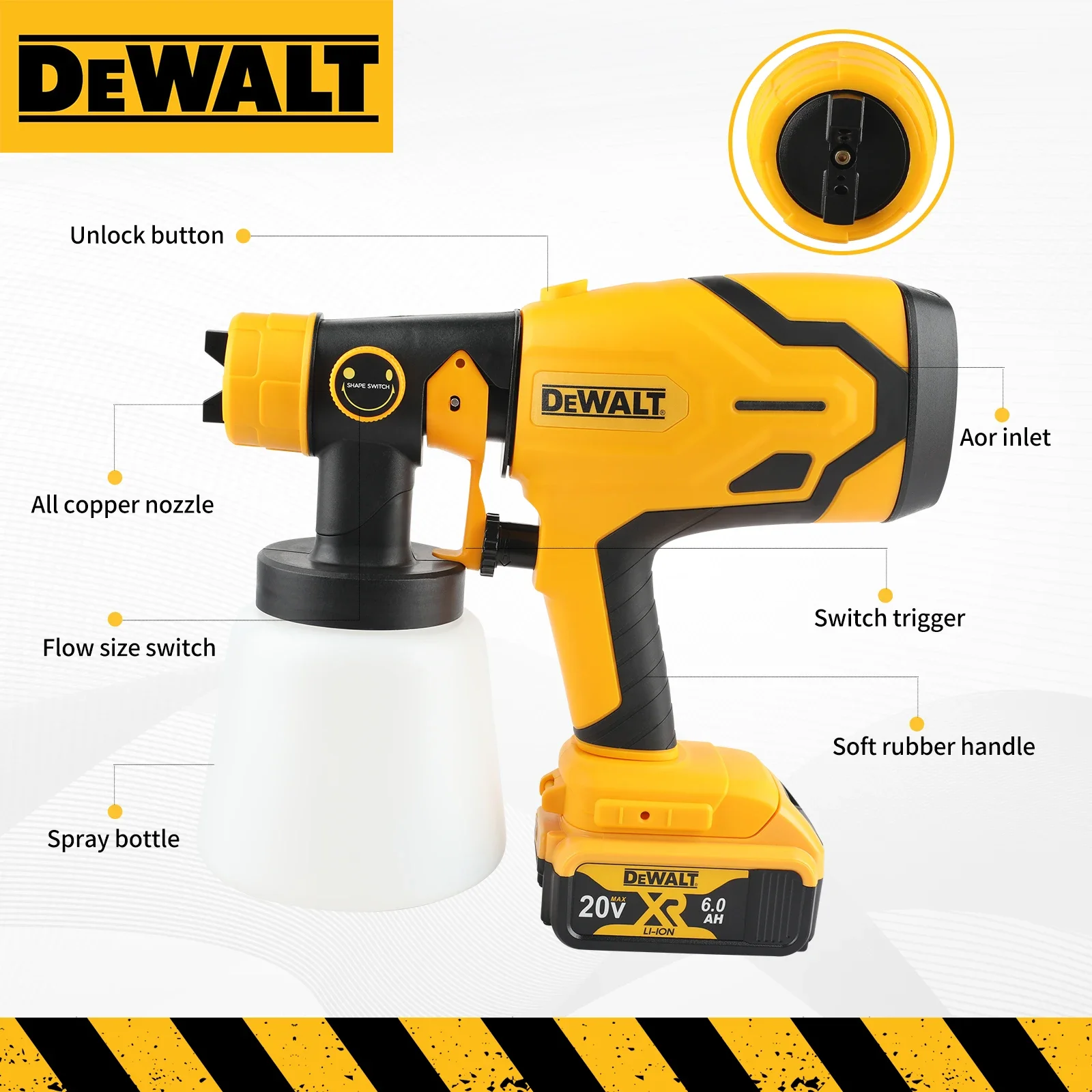 DEWALT D227 Fırçasız Akülü Boy - Cordless Paint Sprayer 20V incelemesi ve fiyatı
