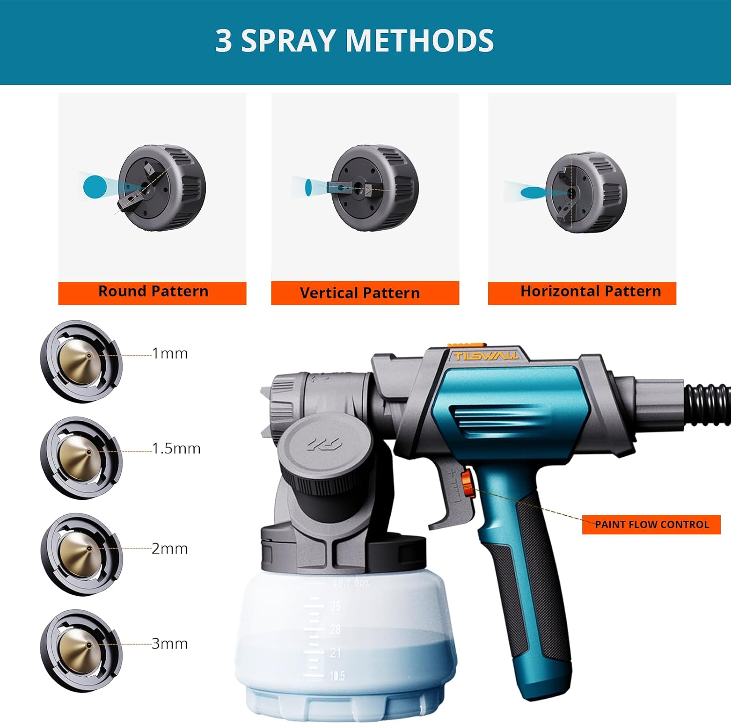 800W HVLP Boya Püskürtme Taban - Electric Paint Sprayer 800W incelemesi ve fiyatı