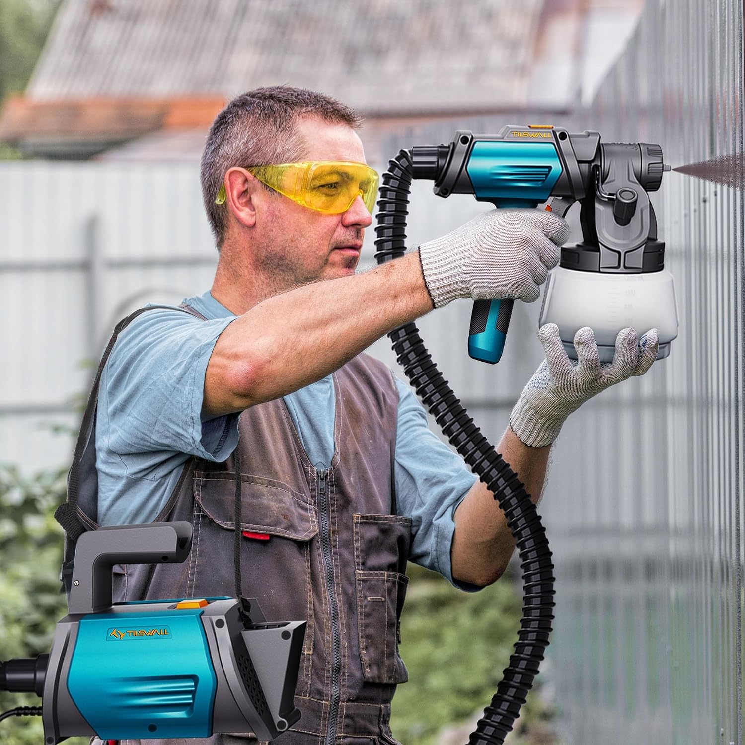 800W HVLP Boya Püskürtme Taban - Electric Paint Sprayer 800W incelemesi ve fiyatı