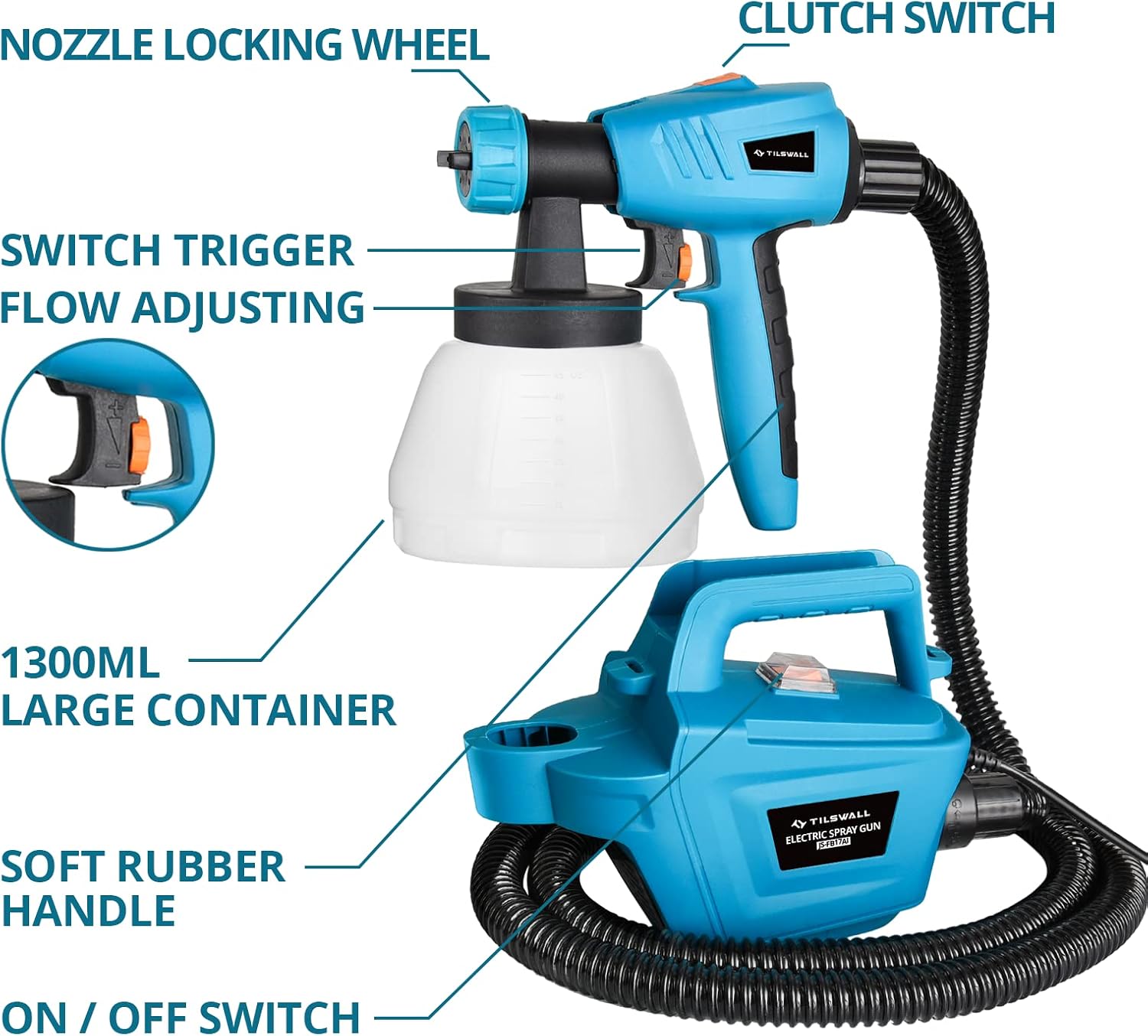 800W HVLP Elektrikli Boya Püsk - Electric Paint Sprayer 800W incelemesi ve fiyatı