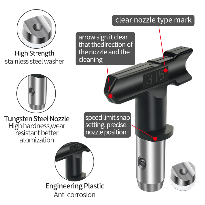Havasız püskürtme ucu memesi ç - Paint Sprayer Nozzle Kit incelemesi ve fiyatı