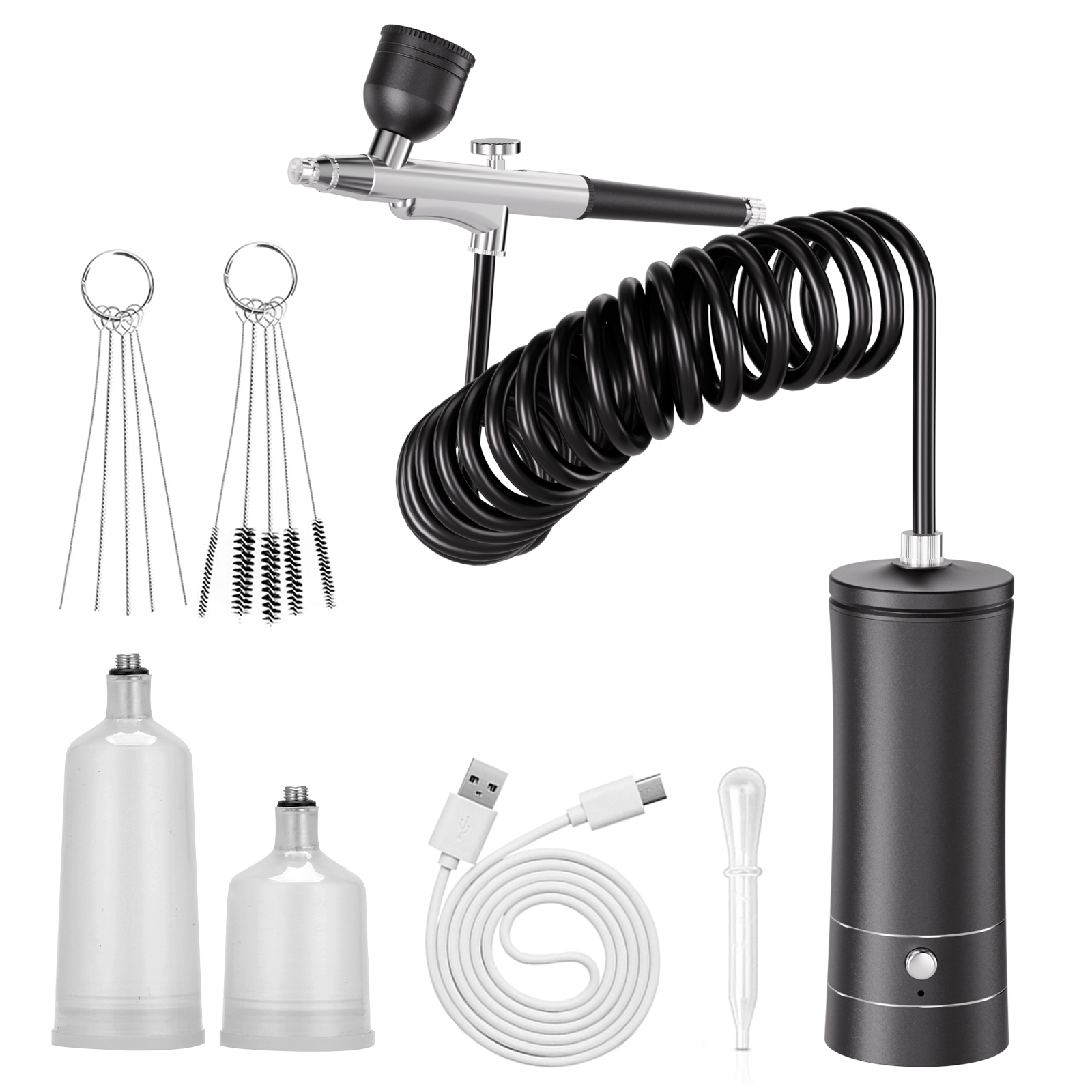 Kompresörlü Kablosuz Airbrush  - Spray Gun Air Compressor Kit incelemesi ve fiyatı