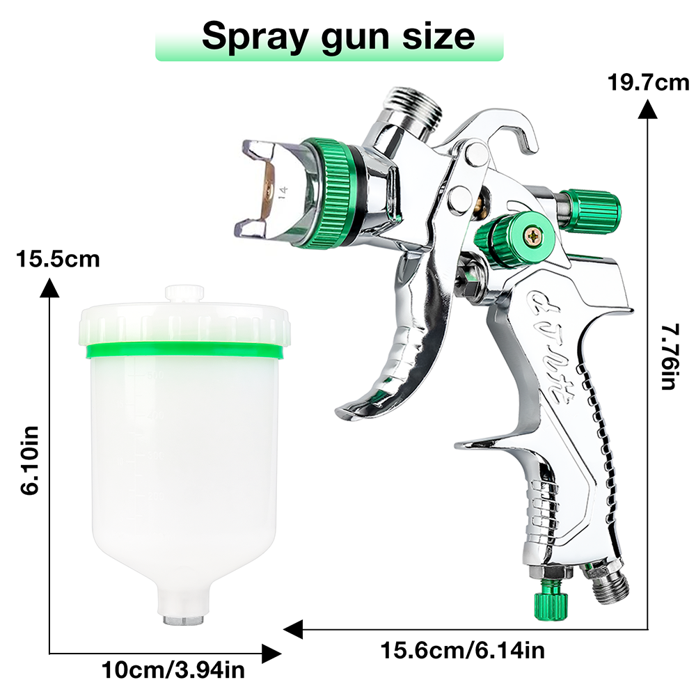 Profesyonel HVLP Püskürtme Tab - Hvlp Spray Gun Gravity Feed incelemesi ve fiyatı