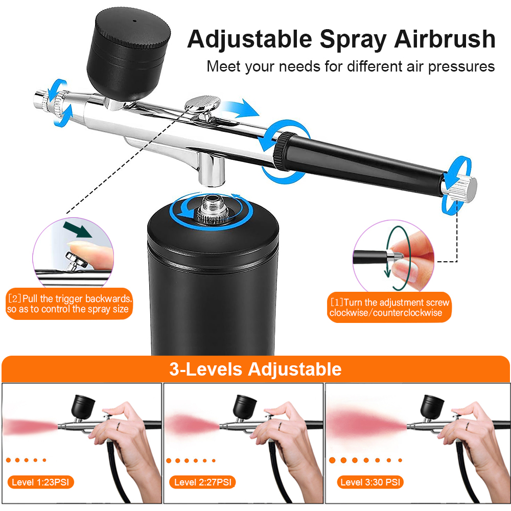 Kompresörlü Airbrush Taşınabil - Airbrush Kit Compressor incelemesi ve fiyatı