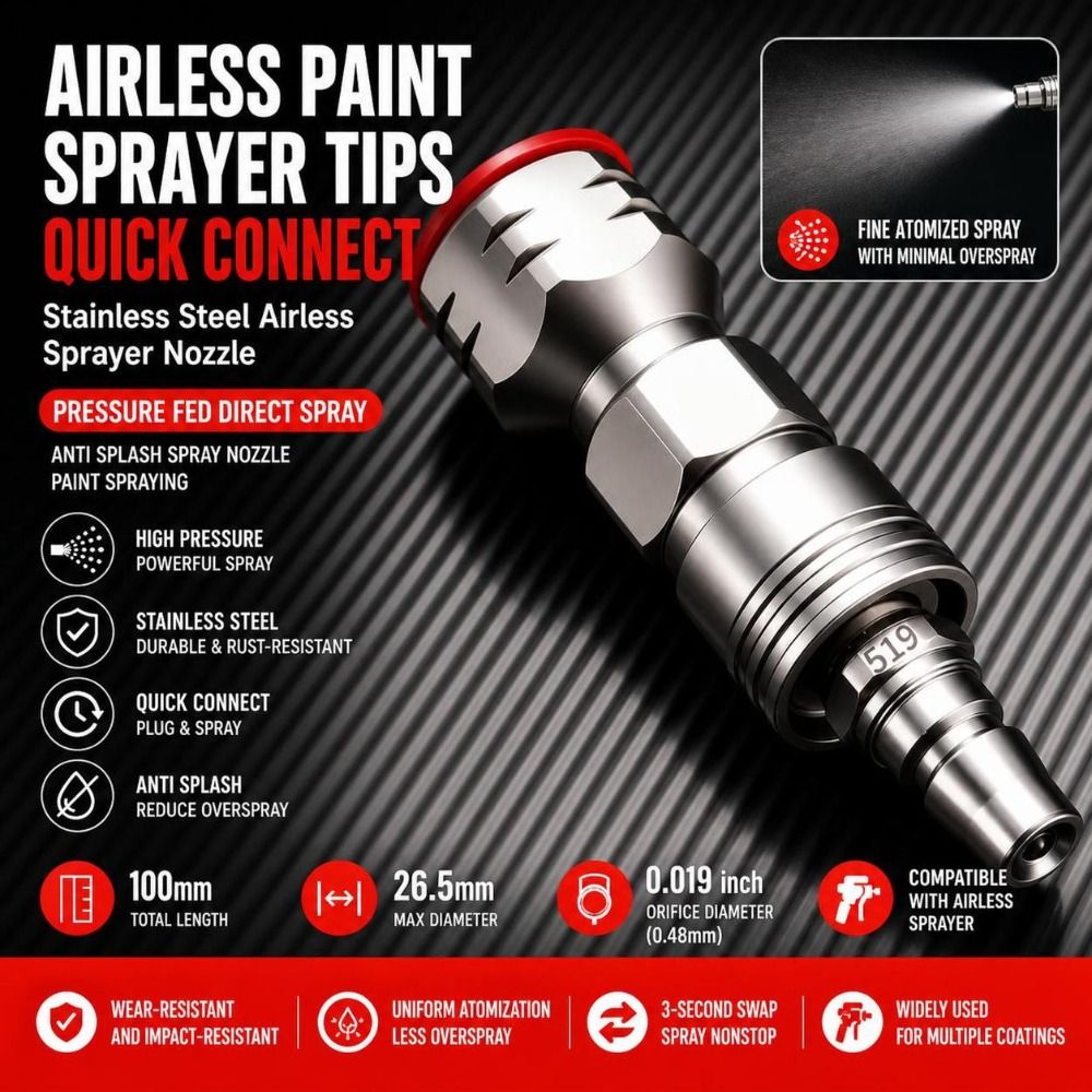 Hızlı Bağlantılı, Hava Basınçs - Paint Sprayer Nozzle Kit incelemesi ve fiyatı