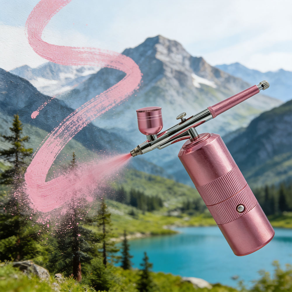 Şarj Edilebilir Airbrush Kompr - Airbrush Kit Compressor incelemesi ve fiyatı