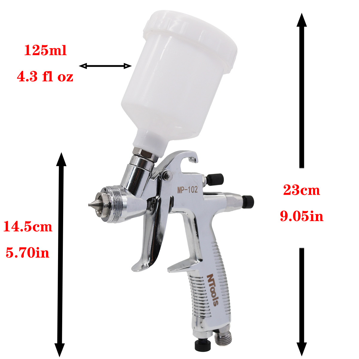 Mini Boya Tabancası 0.5/0.8/1. - Hvlp Spray Gun Gravity Feed incelemesi ve fiyatı