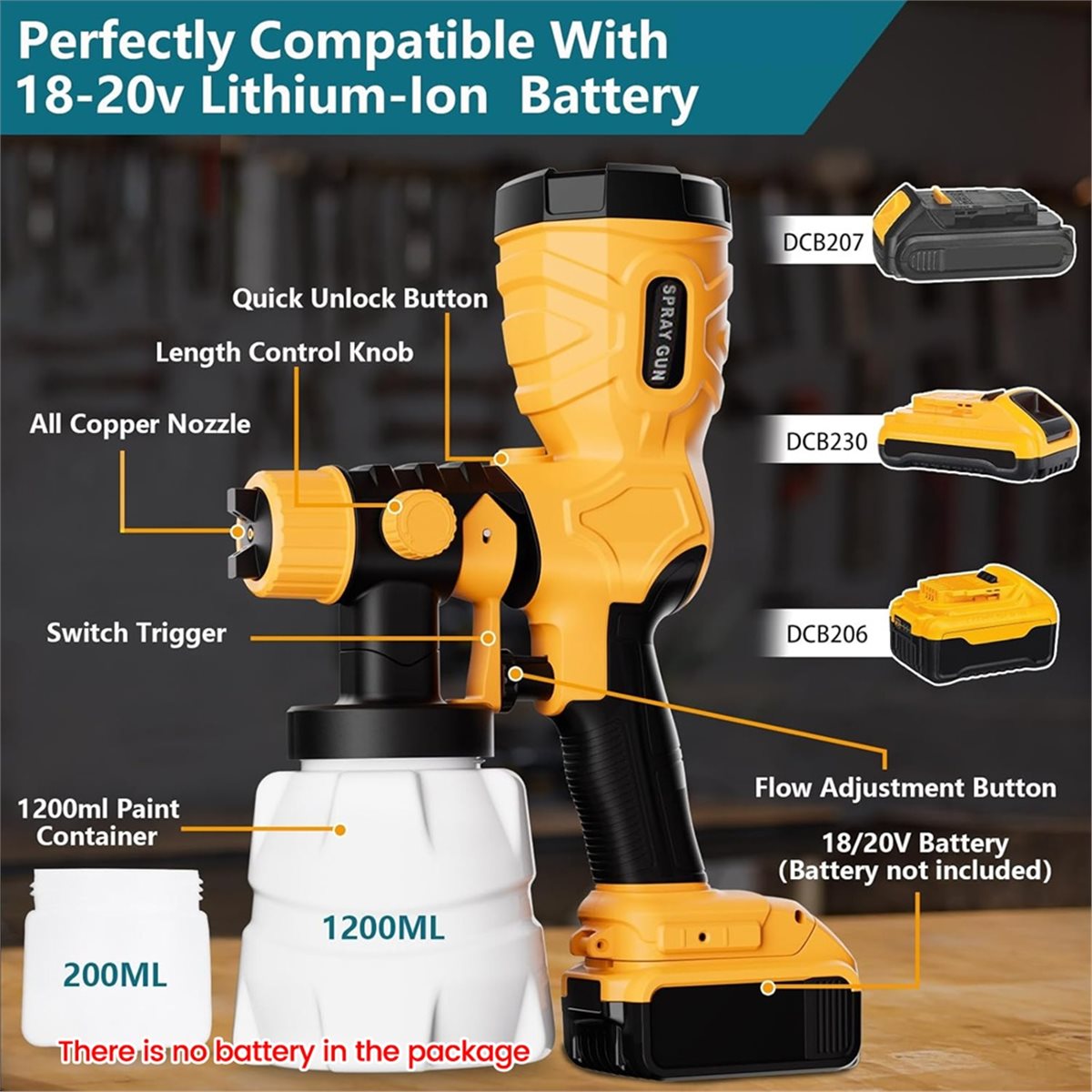 A77K Elektrikli 20V Akülü Boya - Cordless Paint Sprayer 20V incelemesi ve fiyatı