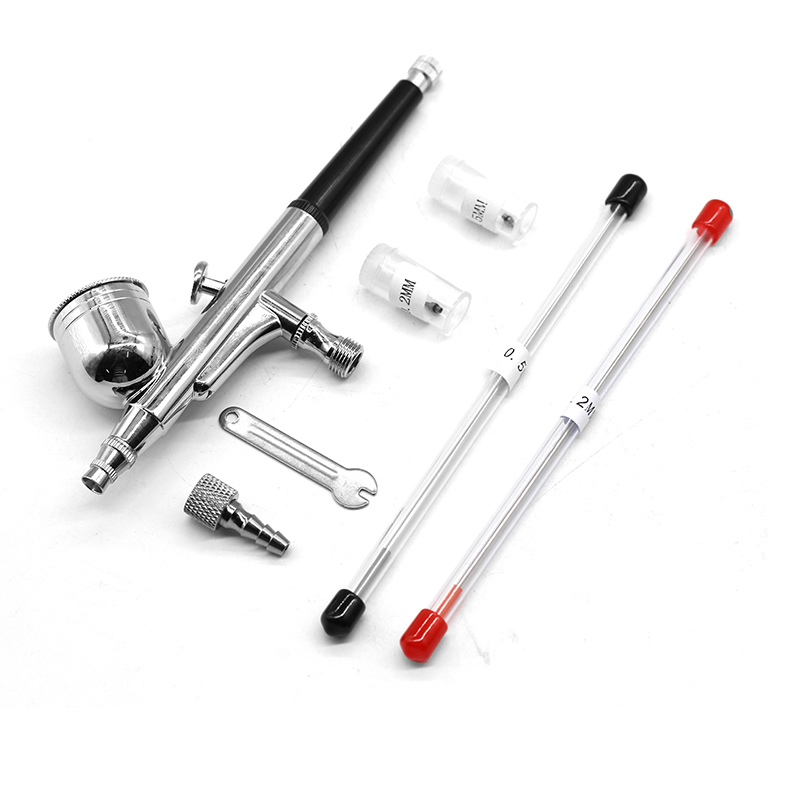 Yerçekimi Çift eylem Mini Airb - Airbrush Kit Compressor incelemesi ve fiyatı