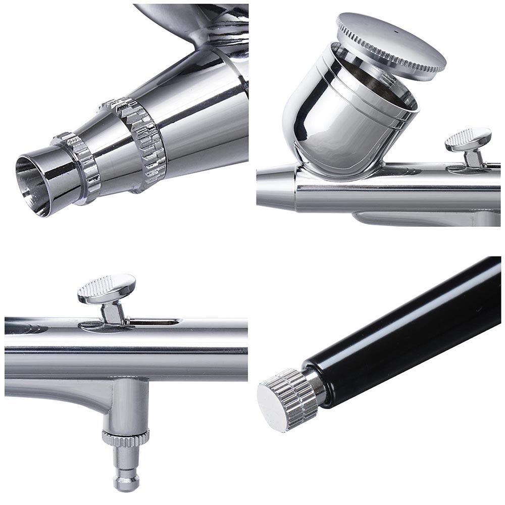 Yerçekimi Çift eylem Mini Airb - Airbrush Kit Compressor incelemesi ve fiyatı