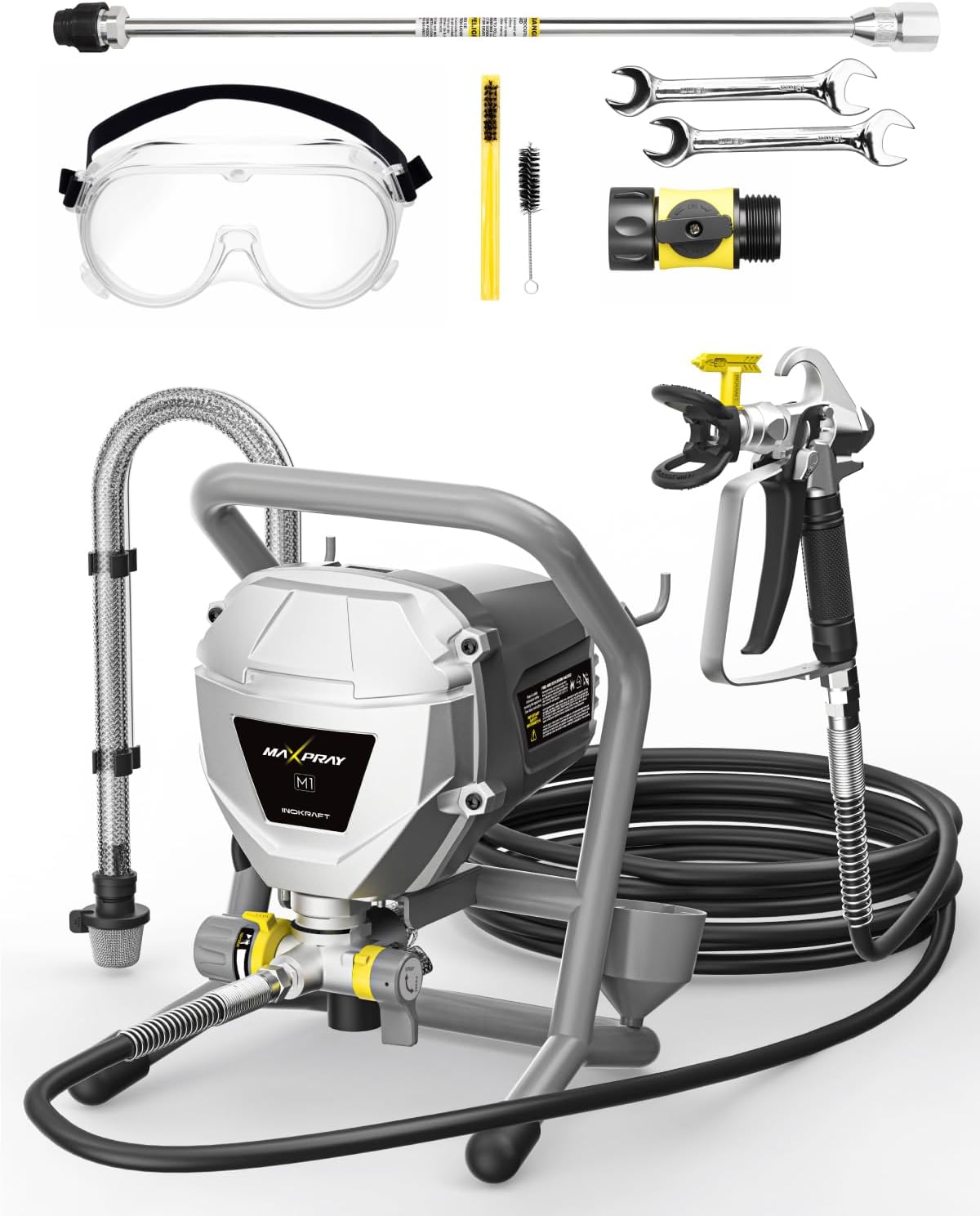 3000 PSI 550W Havasız Boya Püs - Paint Sprayer For Fence Deck incelemesi ve fiyatı