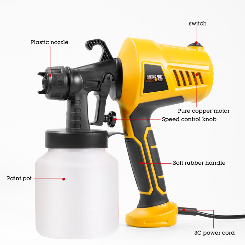 500ML Yüksek Güçlü Elektrikli  - Paint Sprayer For Fence Deck incelemesi ve fiyatı