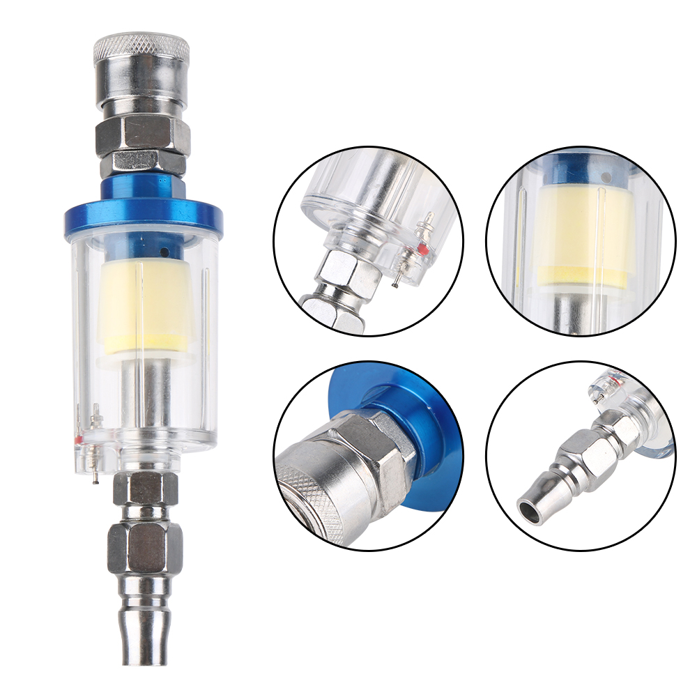1/4 İnç Dişli, Şeffaf Su Tutuc - Spray Gun Air Compressor Kit incelemesi ve fiyatı