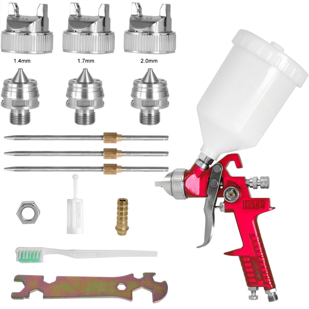 1.4mm 1.7mm 2.0mm Profesyonel  - Hvlp Spray Gun Gravity Feed incelemesi ve fiyatı