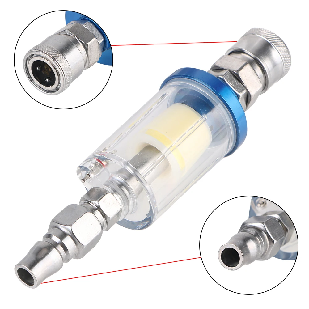 1/4 İnç Dişli, Şeffaf Su Tutuc - Spray Gun Air Compressor Kit incelemesi ve fiyatı