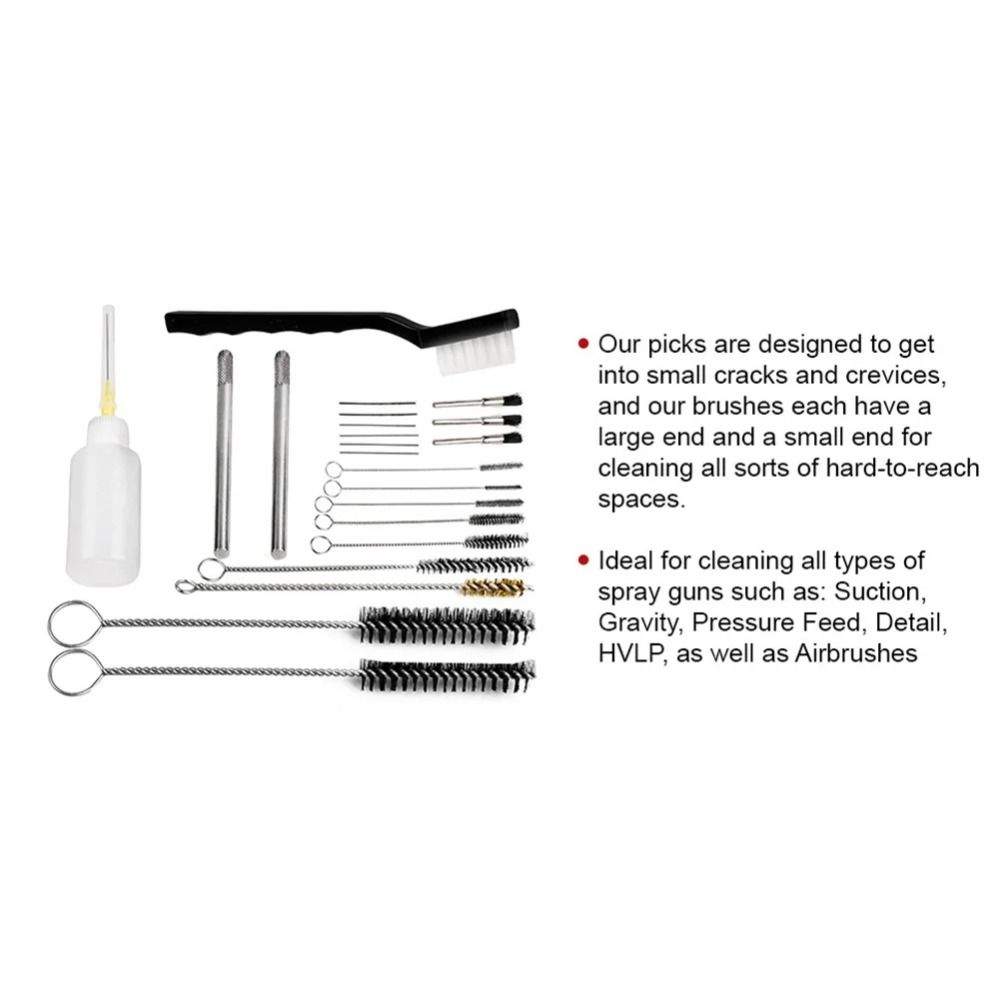 17/23 adet Airbrush Püskürtme  - Paint Sprayer Nozzle Kit incelemesi ve fiyatı