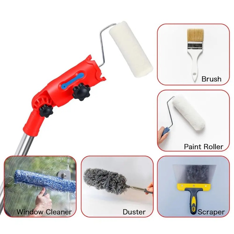 Çok Açılı Boya Fırçası Uzatıcı - Paint Sprayer Extension Pole incelemesi ve fiyatı
