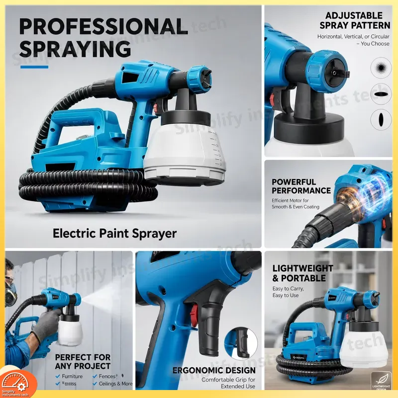 800W HVLP Boya Püskürtücü, 130 - Paint Sprayer For Fence Deck incelemesi ve fiyatı