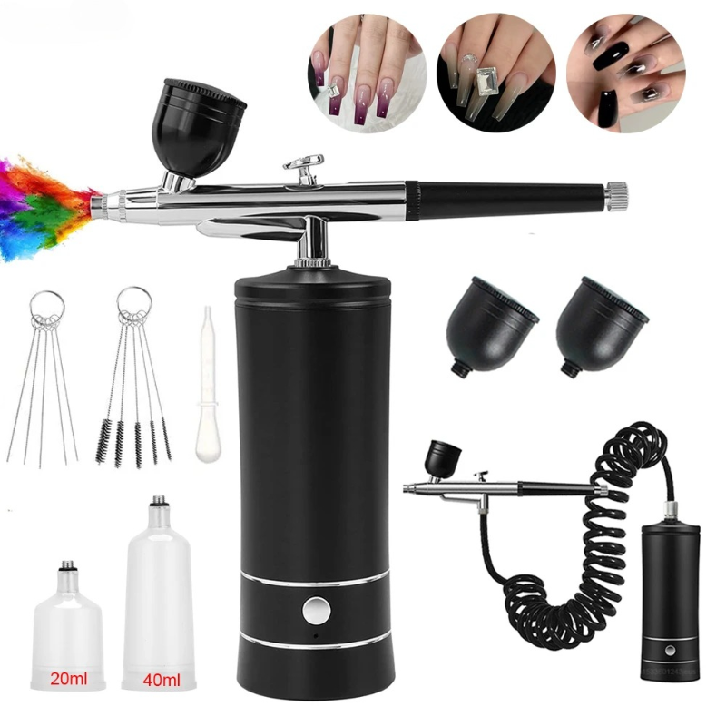Kompresörlü Mini Airbrush ile  - Airbrush Kit Compressor incelemesi ve fiyatı