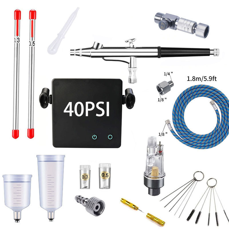 T001A Airbrush Boya Püskürtme  - Spray Gun Air Compressor Kit incelemesi ve fiyatı