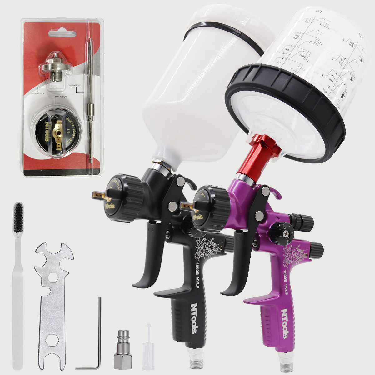 1.3mm Boya Tabancası ve 1.4mm  - Hvlp Spray Gun Gravity Feed incelemesi ve fiyatı