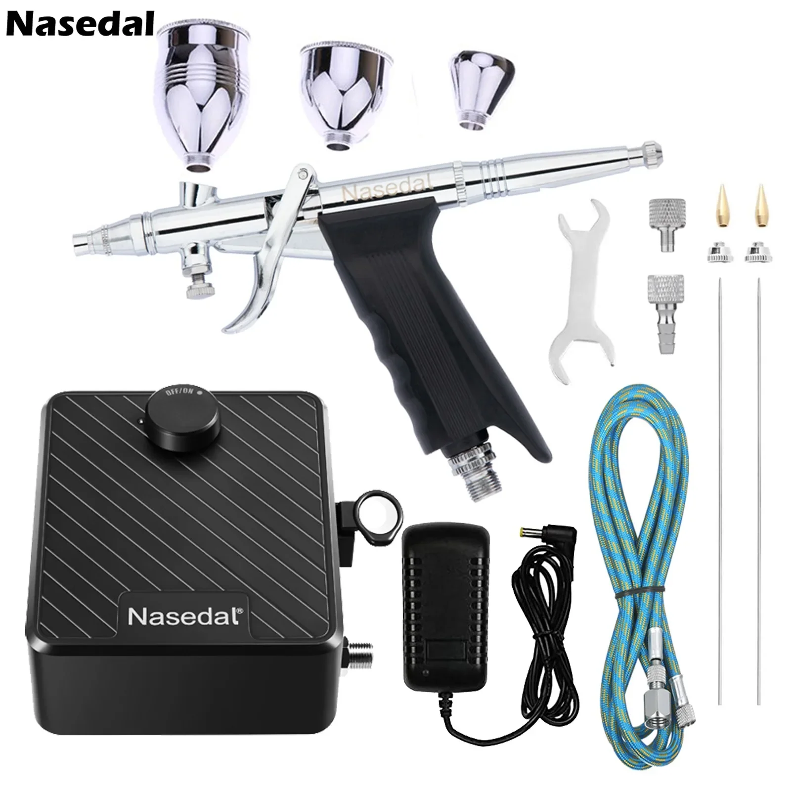Nasedal Airbrush Hava Kompresö - Spray Gun Air Compressor Kit incelemesi ve fiyatı