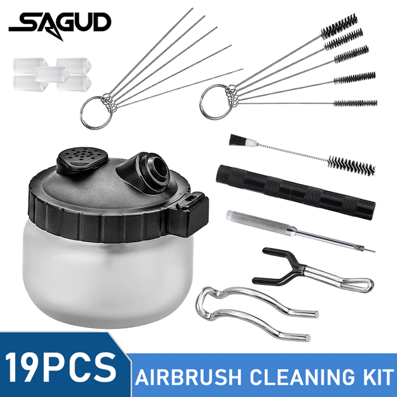 SAGUD 19 Parça Airbrush Temizl - Airbrush Kit Compressor incelemesi ve fiyatı