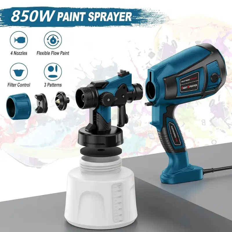 800W 1400ml Elektrikli Boya Ta - Electric Paint Sprayer 800W incelemesi ve fiyatı