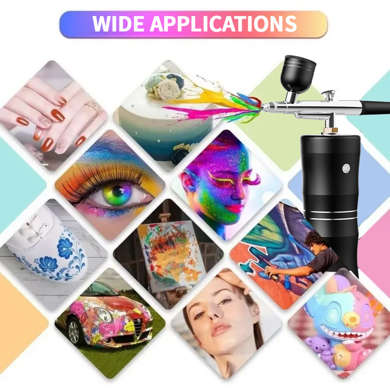 Oksijen Sprey Mini Hava Kompre - Airbrush Kit Compressor incelemesi ve fiyatı